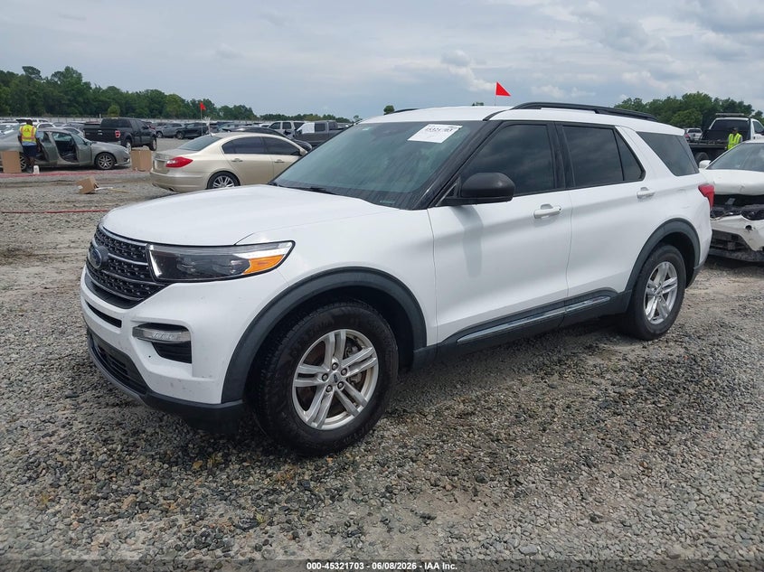 Vin: 1fmsk7dh9mgb99280, lot: 45819636, ford explorer xlt 20212