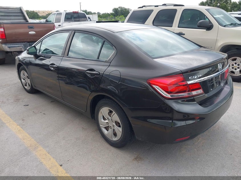 Vin: 19xfb2f5xde232041, lot: 45819672, honda civic lx 20133