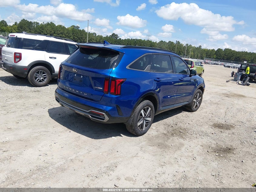 2021 KIA SORENTO 2.5L I-4 DI, DOHC, V(VIN: 5XYRHDLF0MG025567