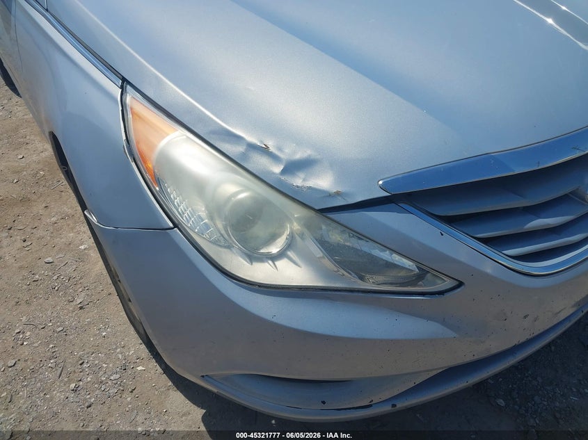 2012 Hyundai Sonata 2.4 Gls blue Lot 111045321777 Vin 5NPEB4AC2CH408152