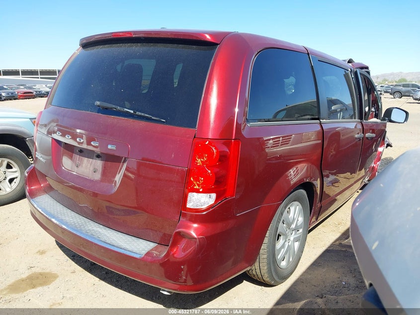 Vin: 2c4rdgbg4kr729965, lot: 45819720, dodge grand caravan se 20194