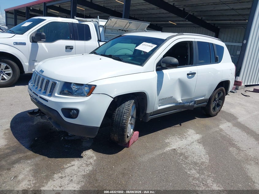 Vin: 1c4njdeb8hd168199, lot: 45819783, jeep compass latitude 4x4 20172