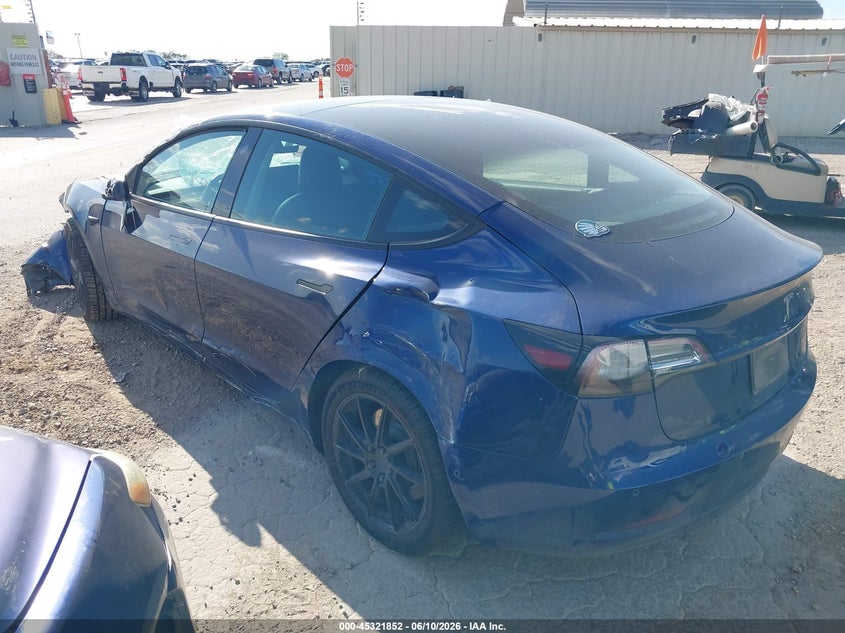 2022 TESLA MODEL 3 ELECTRIC(VIN: 5YJ3E1EB1NF234638