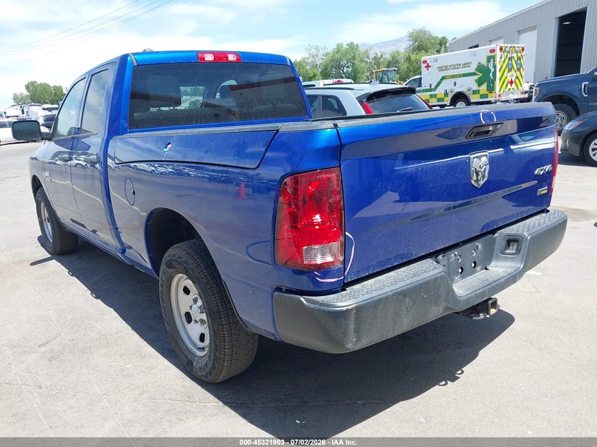 Vin: 1c6rr7fg8hs826550, lot: 45819835, ram 1500 tradesman  4x4 6'4 box 20173