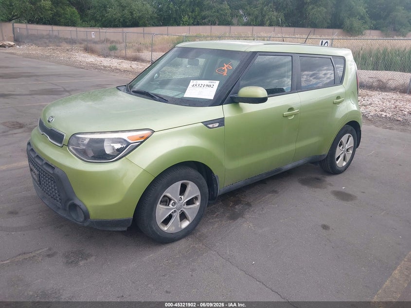 Vin: kndjn2a20e7742267, lot: 45819836, kia soul 20142