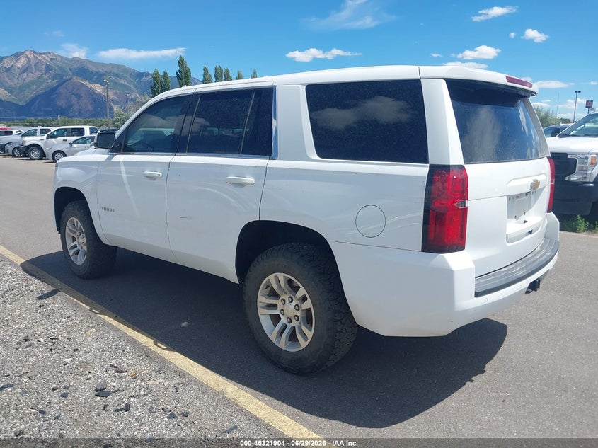 Vin: 1gnskeec8lr128741, lot: 45819837, chevrolet tahoe 4wd commercial fleet 20203
