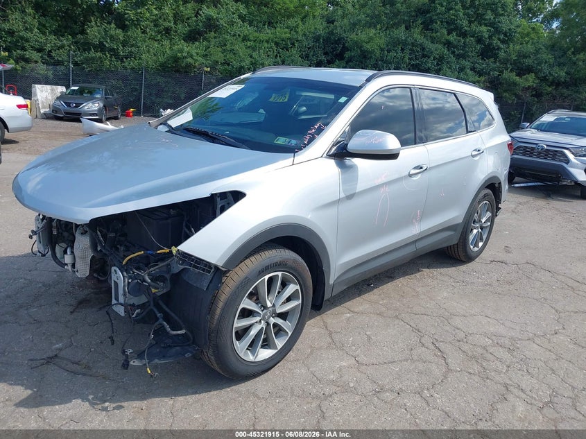 Vin: km8smdhf0hu251159, lot: 45819848, hyundai santa fe se 20172