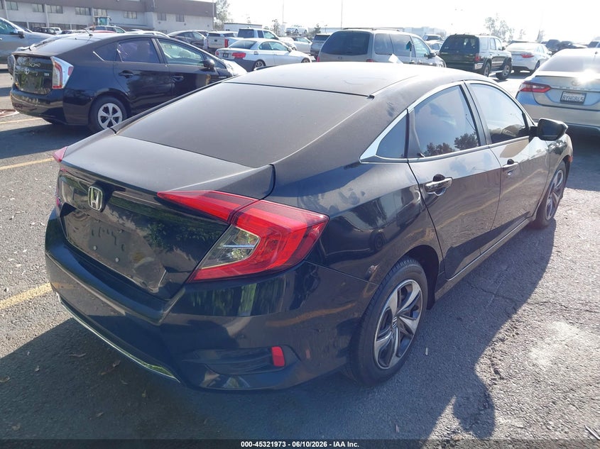 2019 HONDA CIVIC SEDAN 2.0L I-4 DOHC, VVT, 158HP