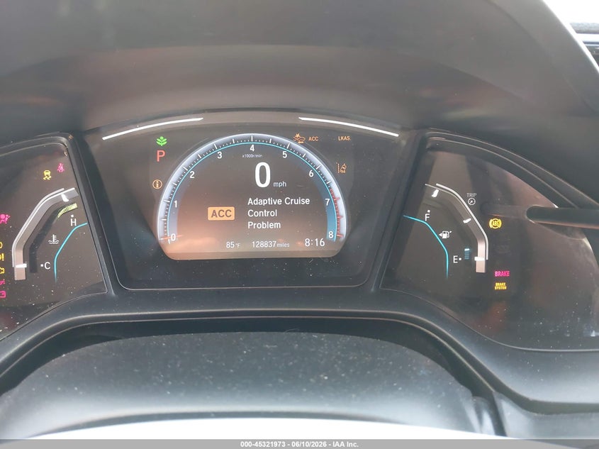 2019 HONDA CIVIC SEDAN 2.0L I-4 DOHC, VVT, 158HP