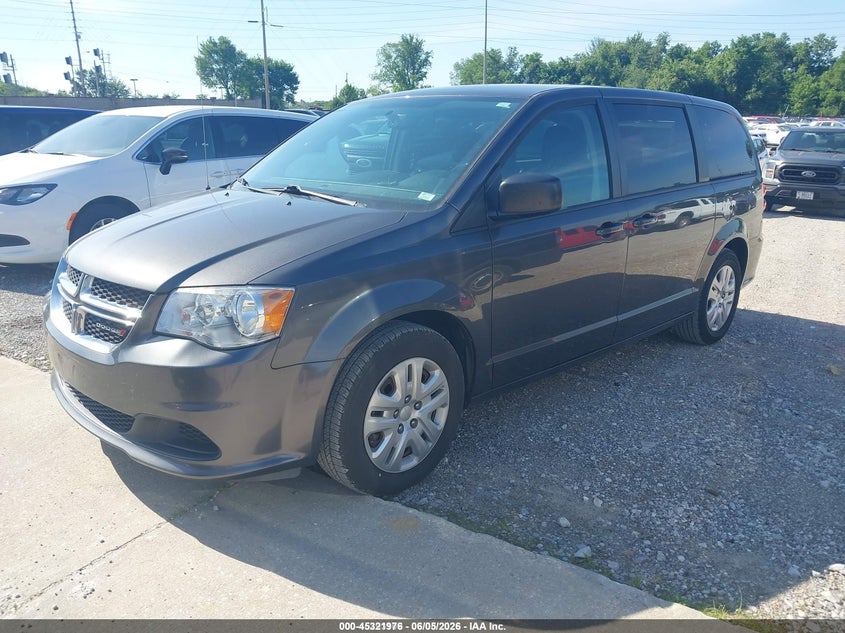 Vin: 2c4rdgbg0jr262381, lot: 45819909, dodge grand caravan se 20182