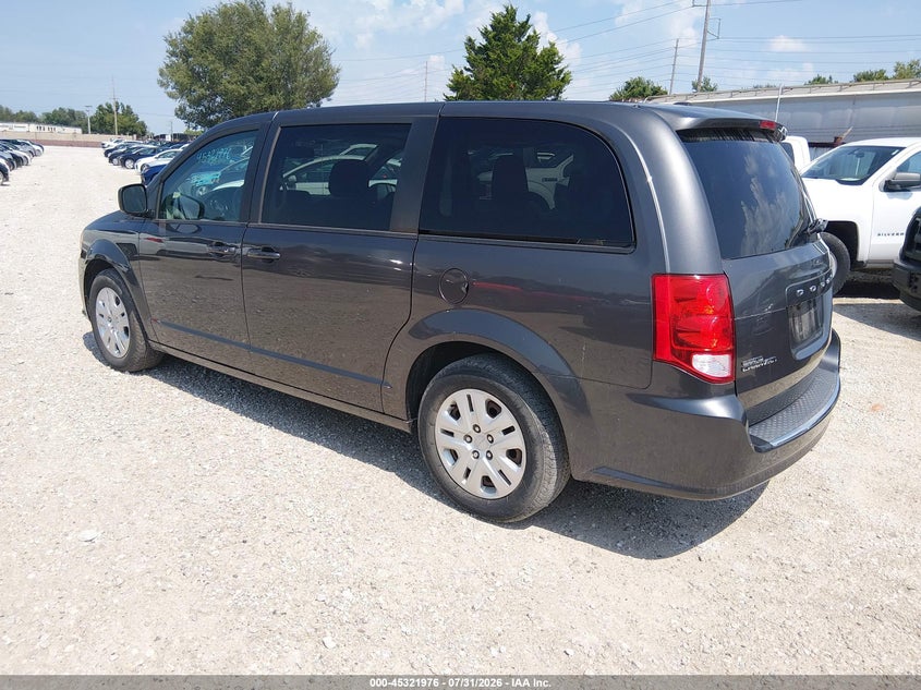 Vin: 2c4rdgbg0jr262381, lot: 45819909, dodge grand caravan se 20183