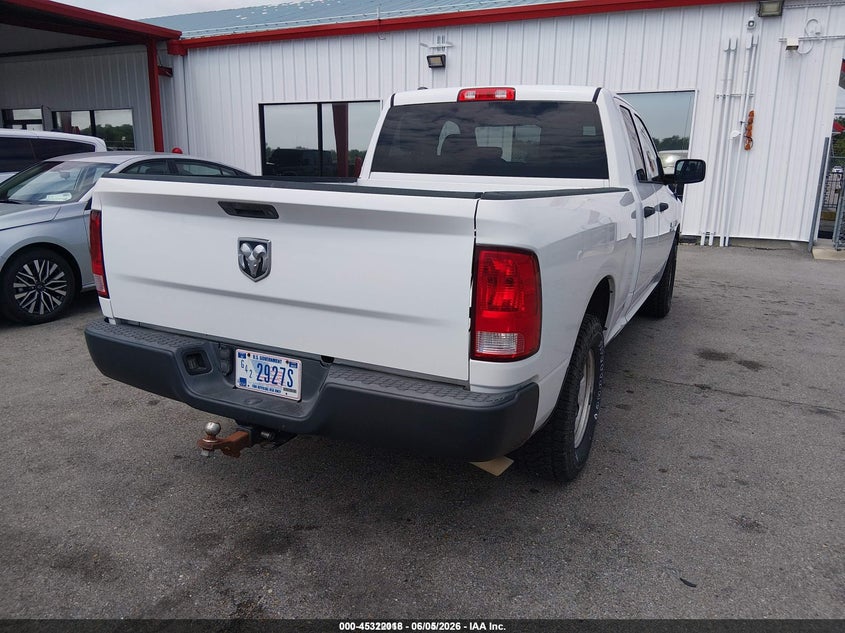 Vin: 1c6rr6ft1hs549733, lot: 45819951, ram 1500 tradesman  4x2 6'4 box 20174