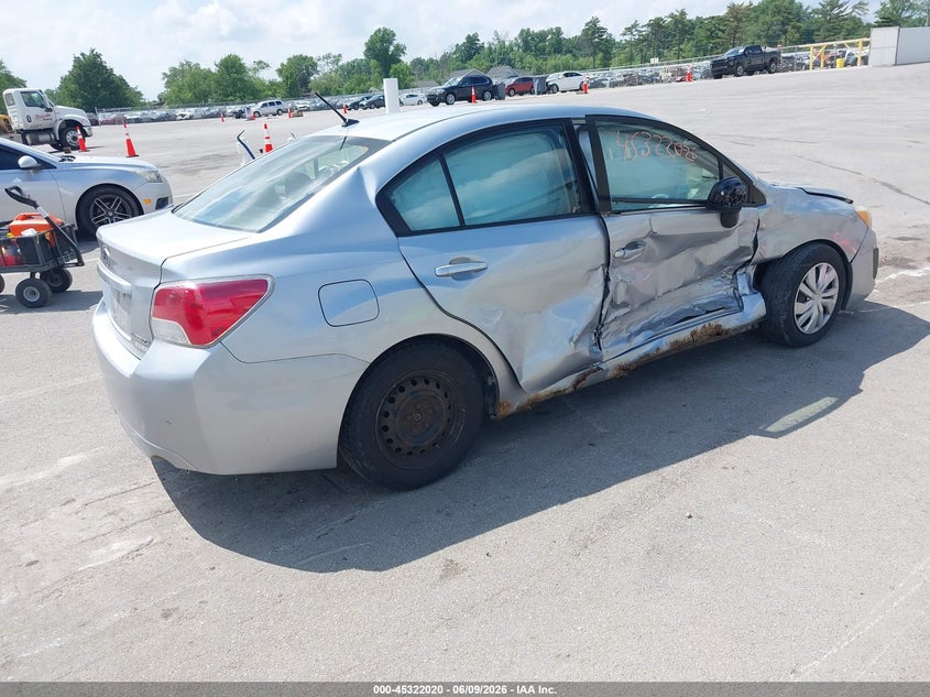 Vin: jf1gjaa60ch007580, lot: 45819953, subaru impreza 2.0i 20124