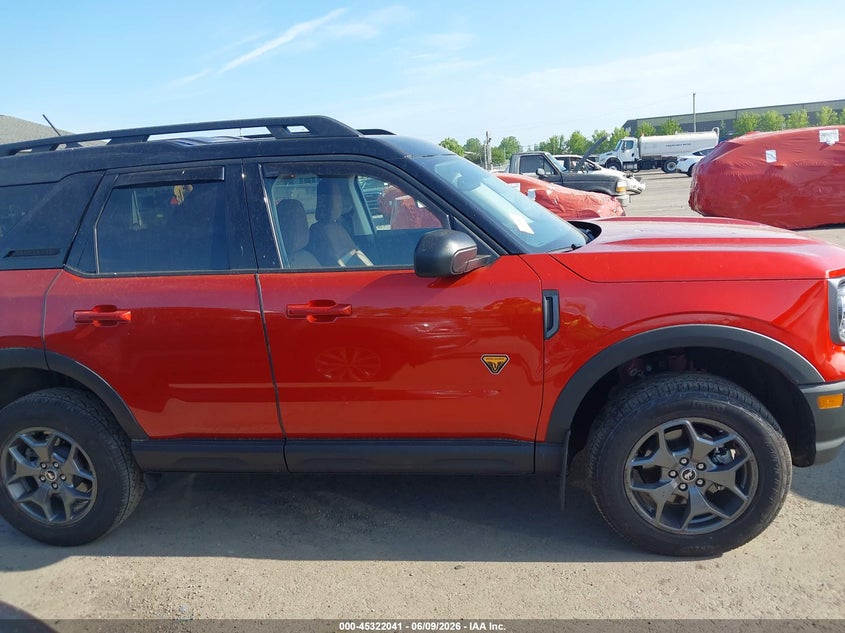 2023 FORD BRONCO SPORT SPORT UTILITY VEHICLE 2.0L I-4 DI, DOHC, VVT, TURBO, 250HP