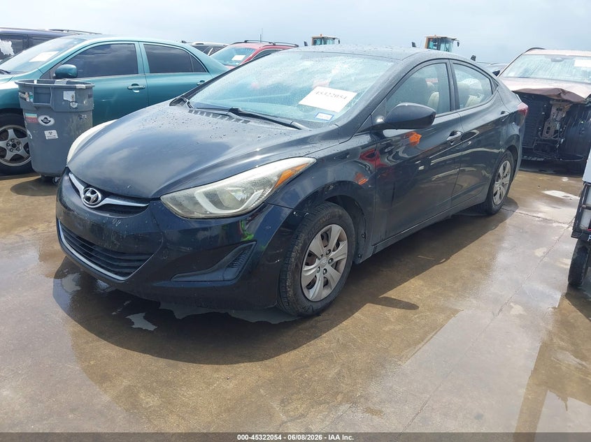 Vin: kmhdh4ae7gu575559, lot: 45819987, hyundai elantra se 20162
