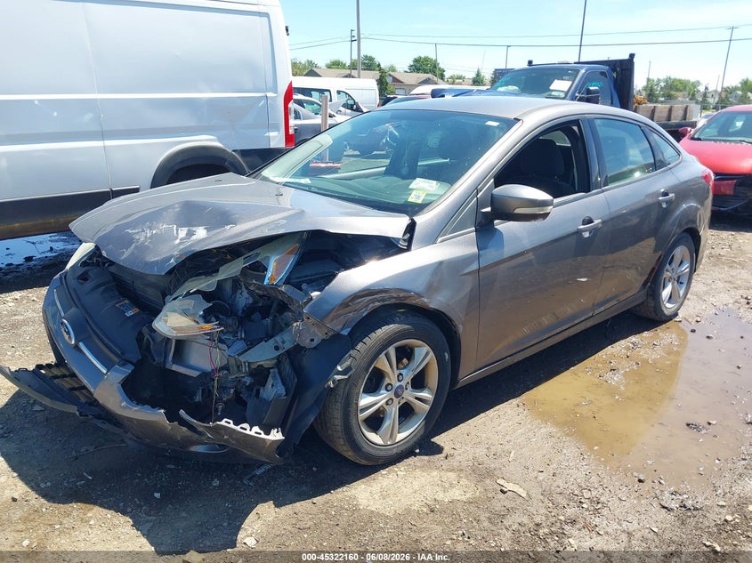 Vin: 1fadp3f2xel336452, lot: 45820093, ford focus se 20142