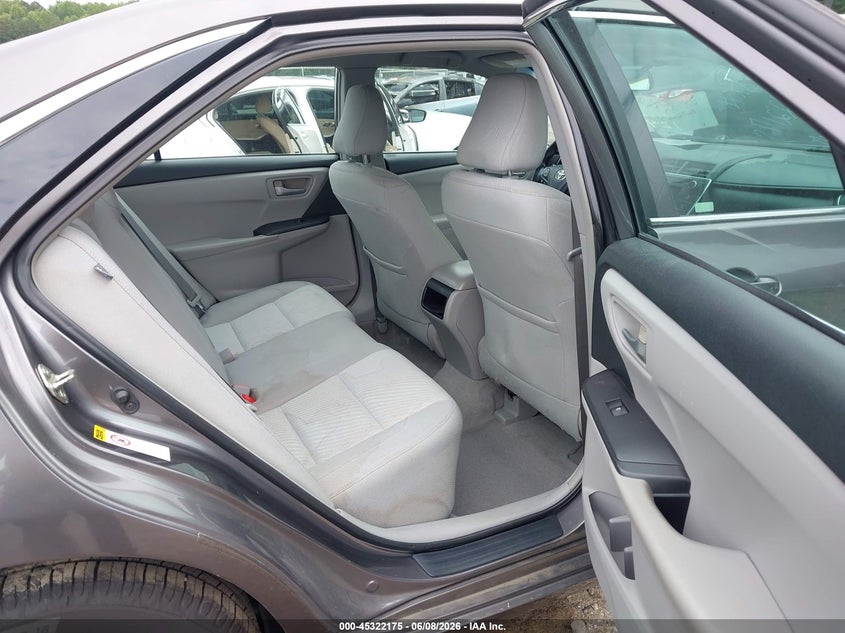 2016 TOYOTA CAMRY SEDAN 2.5L I-4 DOHC, VVT, 178HP