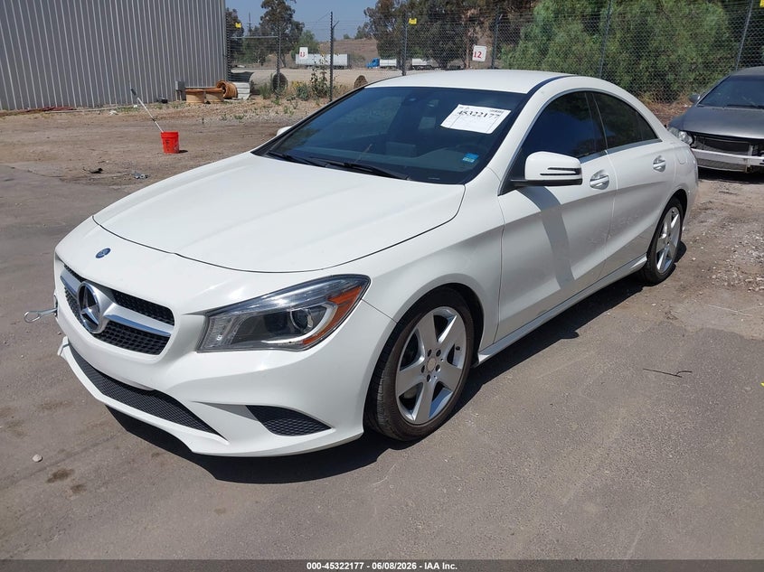 Vin: wddsj4gb2gn290068, lot: 45820110, mercedes-benz cla 250 4matic 20162