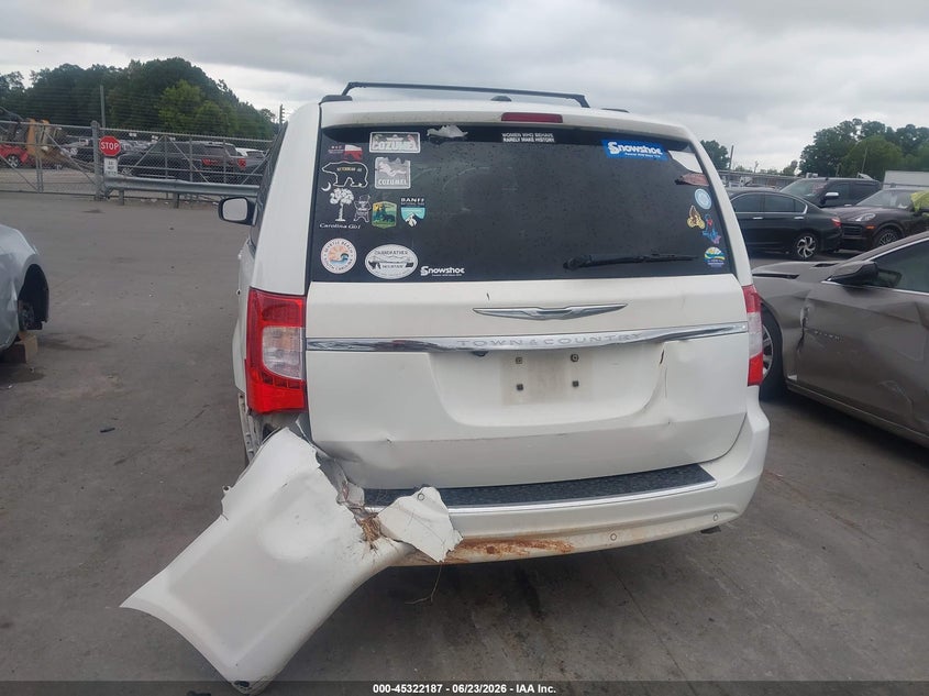 CHRYSLER TOWN & COUNTRY 2011 VIN 2A4RR8DGXBR614785