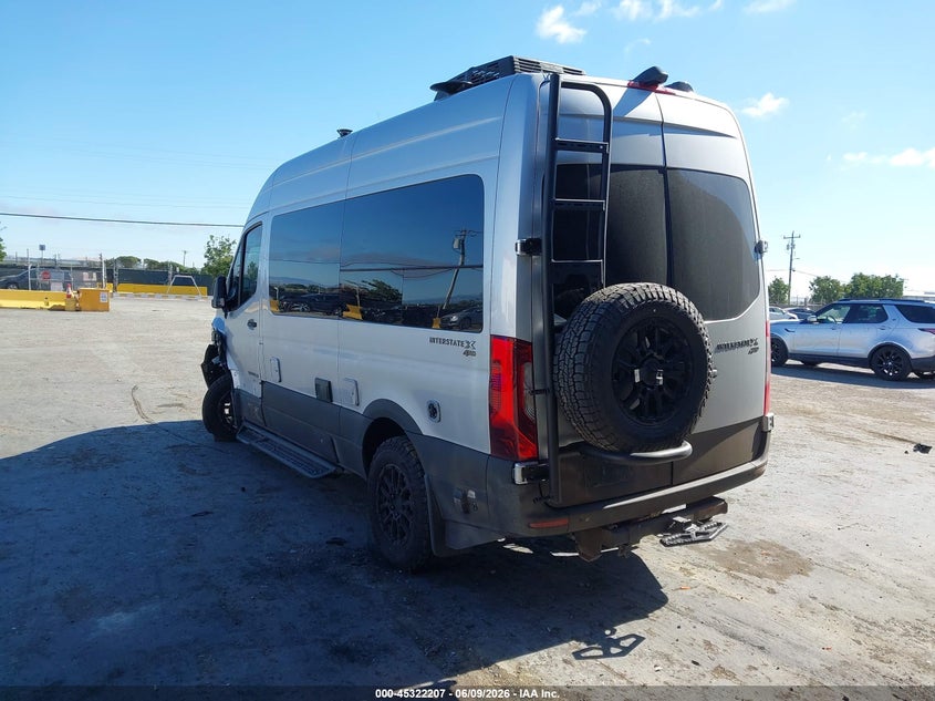 2022 MERCEDES-BENZ SPRINTER 2500 3.0L V-6 DI, DOHC, T(VIN: W1X4EBVY4NP488199