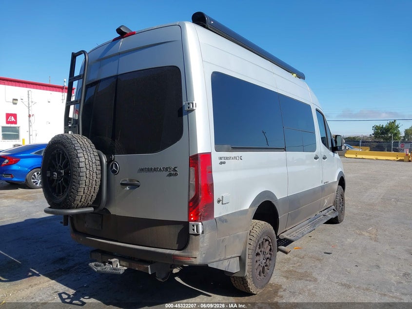 2022 MERCEDES-BENZ SPRINTER 2500 3.0L V-6 DI, DOHC, T(VIN: W1X4EBVY4NP488199