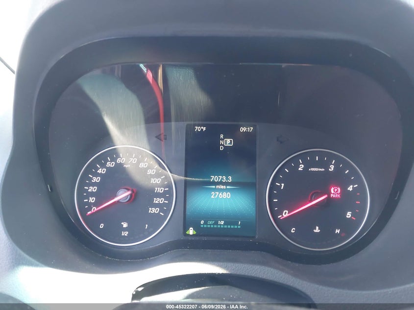 2022 MERCEDES-BENZ SPRINTER 2500 3.0L V-6 DI, DOHC, T(VIN: W1X4EBVY4NP488199