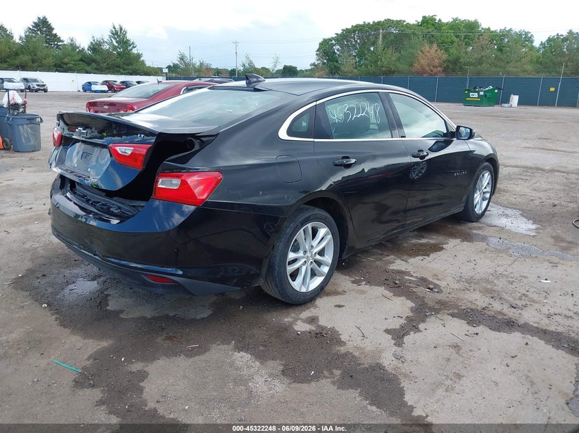 Vin: 1g1ze5st1gf320862, lot: 45820181, chevrolet malibu 1lt 20164