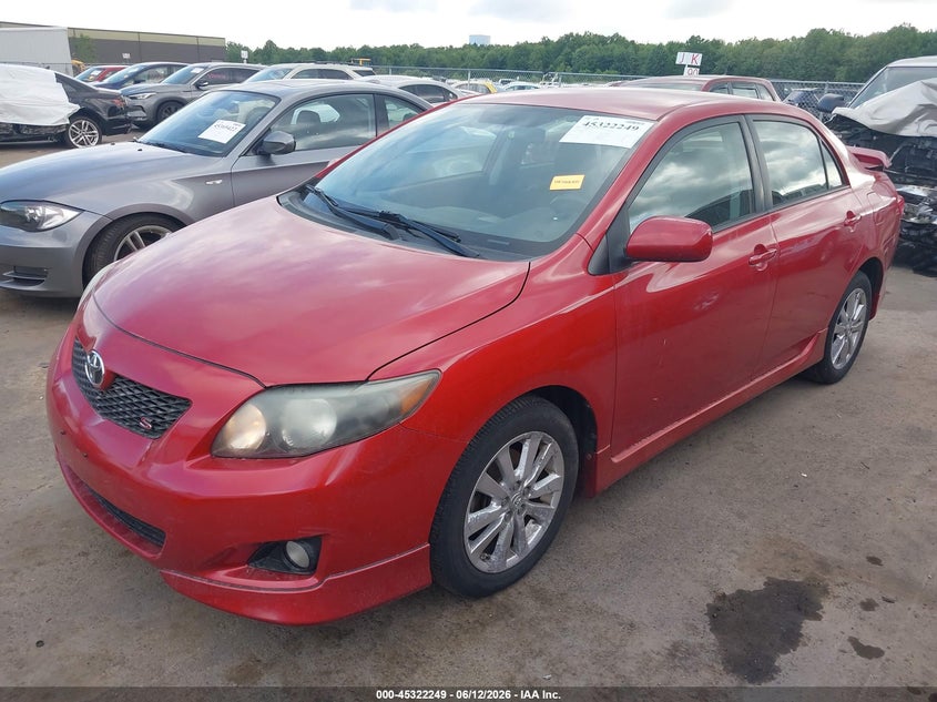 2009 TOYOTA COROLLA auction photo 2