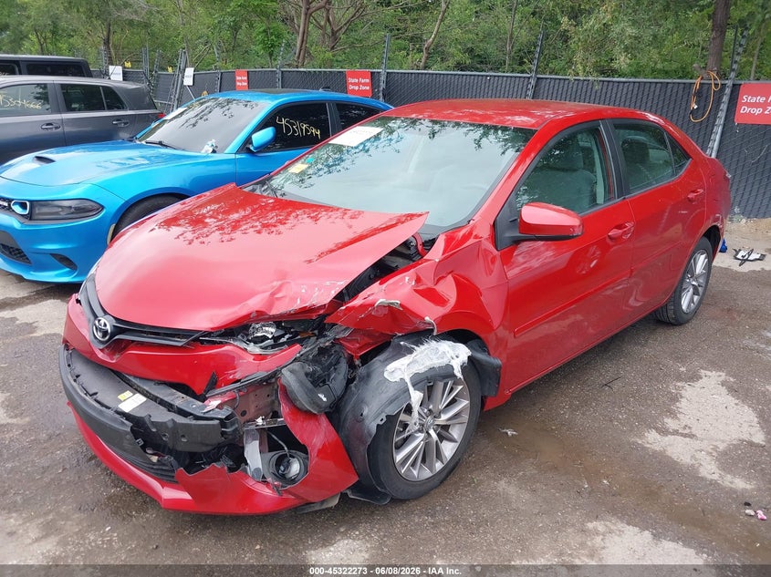 Vin: 5yfburhe0ep123845, lot: 45820206, toyota corolla le plus 20142