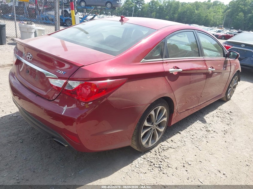 Vin: 5npec4ab9eh883188, lot: 45820211, hyundai sonata se 2.0t 20144