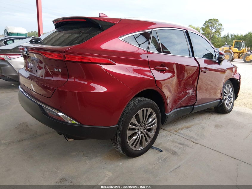 Vin: jteaaaah2rj179110, lot: 45820232, toyota venza xle 20244