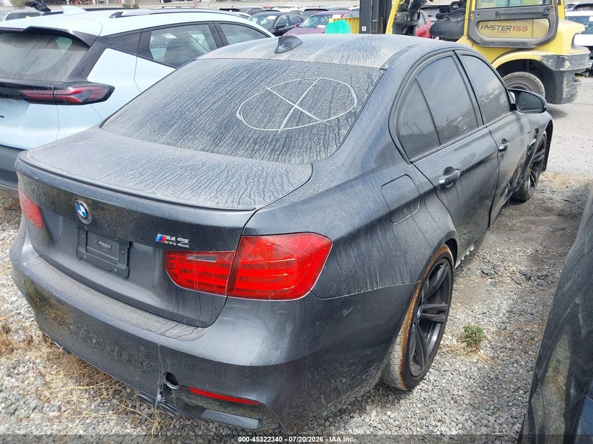 Vin: wbs3c9c58fj276132, lot: 45820273, bmw m3 20154