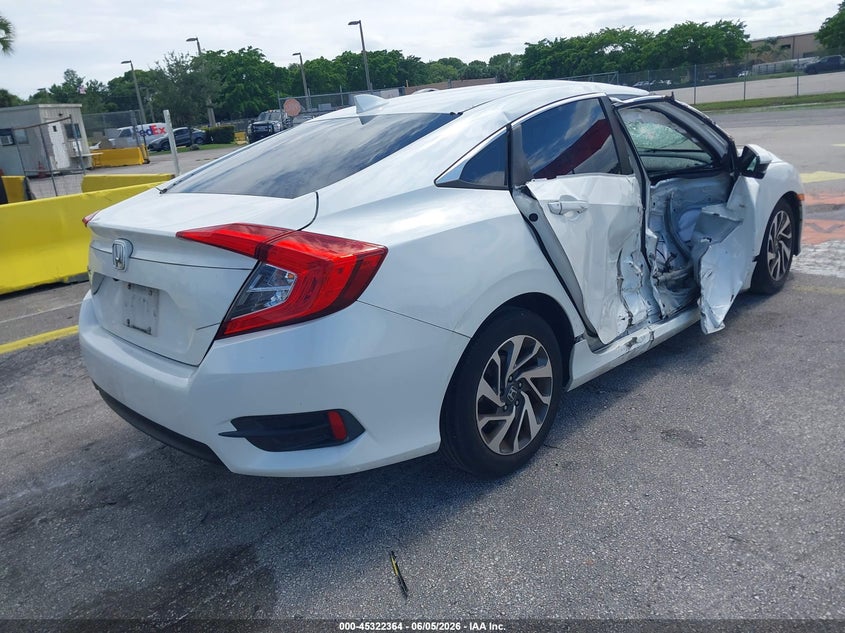 Vin: 19xfc2f76he207223, lot: 45820297, honda civic ex 20174