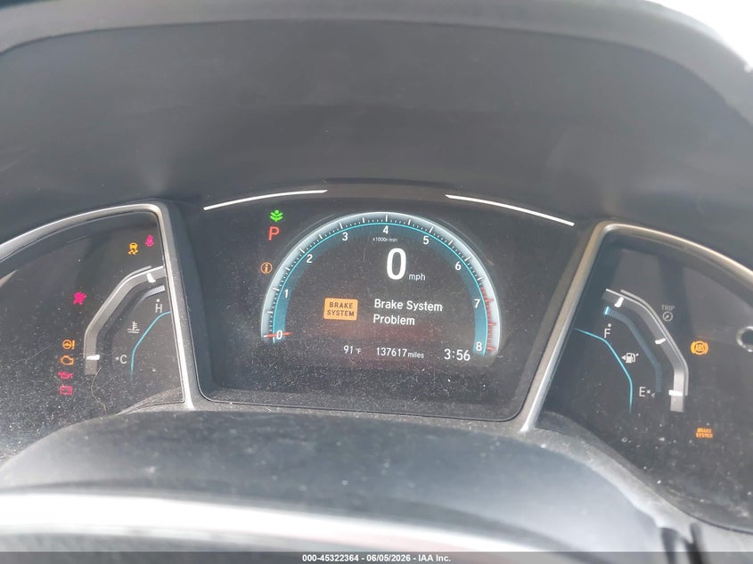 2017 Honda Civic Ex VIN: 19XFC2F76HE207223 Lot: 45322364