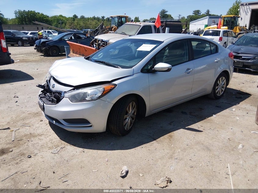 Vin: knafx4a6xg5503464, lot: 45820304, kia forte lx 20162