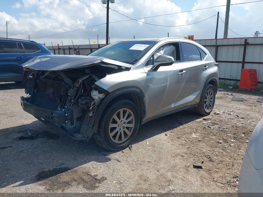 Vin: jtjyarbz1h2083774, lot: 45820307, lexus nx 200t 20172