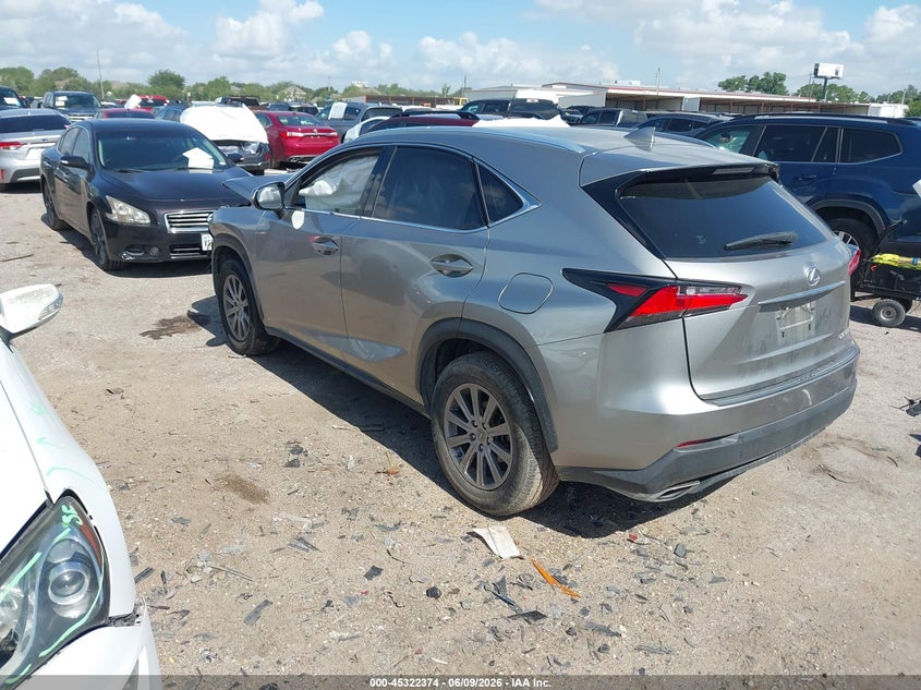 Vin: jtjyarbz1h2083774, lot: 45820307, lexus nx 200t 20173