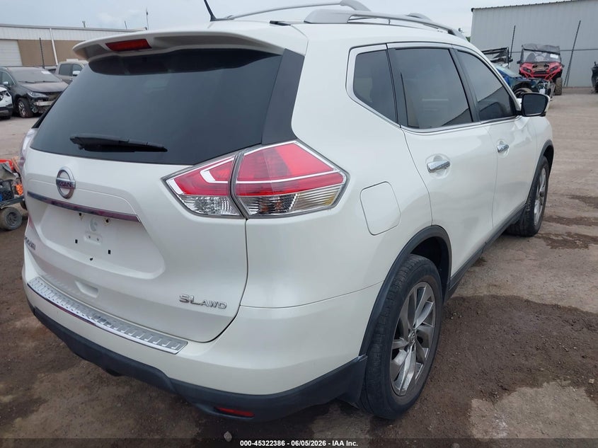 Vin: 5n1at2mv1fc914581, lot: 45820320, nissan rogue sl 20154