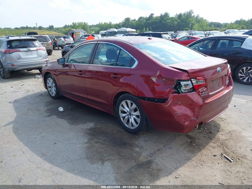 Vin: 4s3bnac63f3015650, lot: 45820339, subaru legacy 2.5i premium 20153