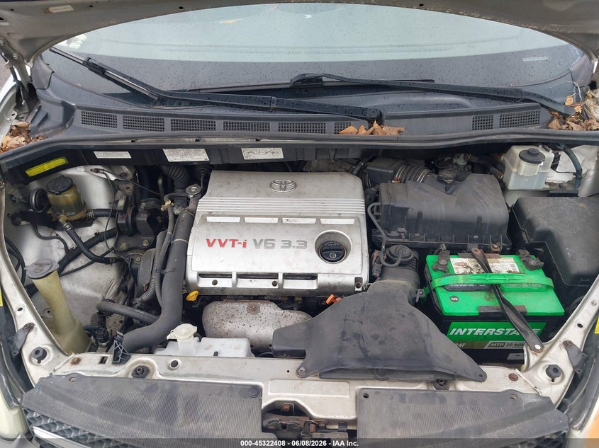 2004 TOYOTA SIENNA VAN 3.3L V-6 DOHC, VVT, 230HP
