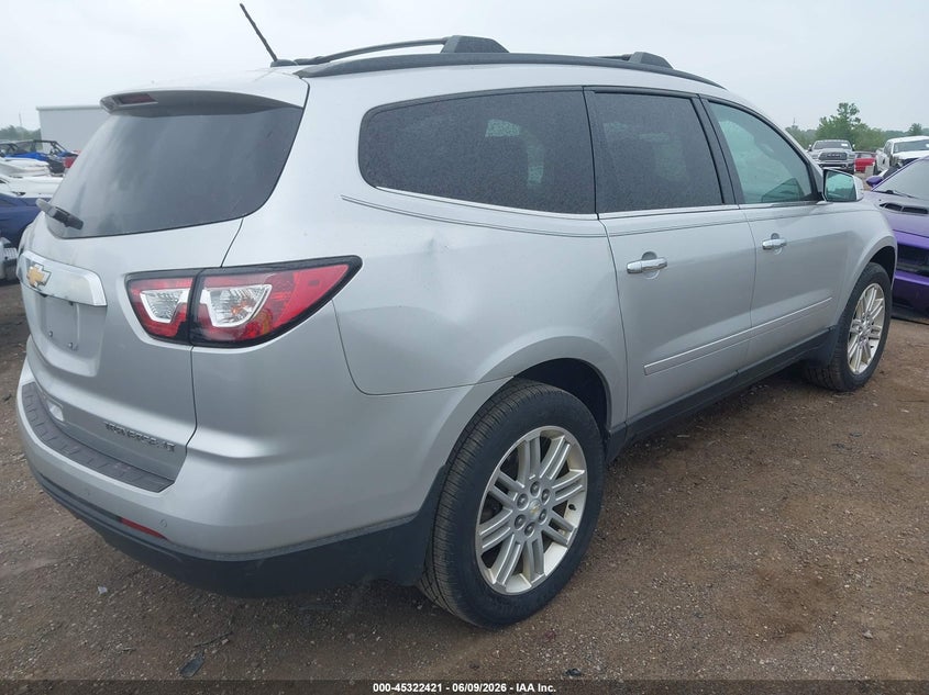 Vin: 1gnkrgkd9fj221856, lot: 45820354, chevrolet traverse lt 20154