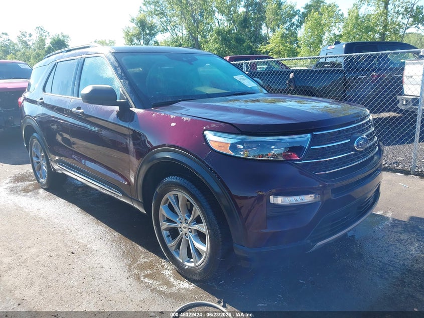 Vin: 1fmsk8dhxngc16353, lot: 45820357, ford explorer xlt 2022 img_1