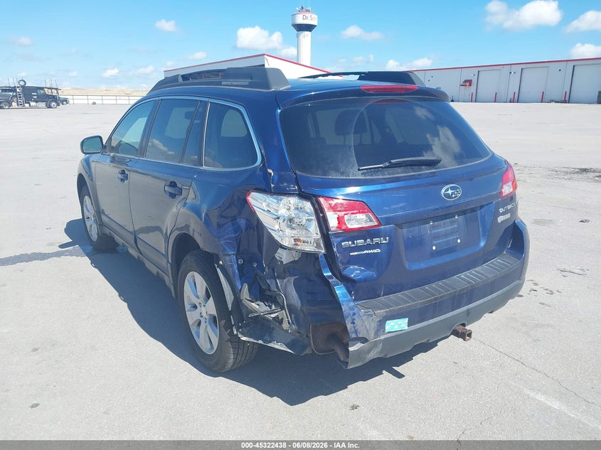 2011 SUBARU OUTBACK auction photo 6