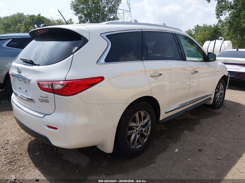 Vin: 5n1al0mm8fc549800, lot: 45820374, infiniti qx60 20154