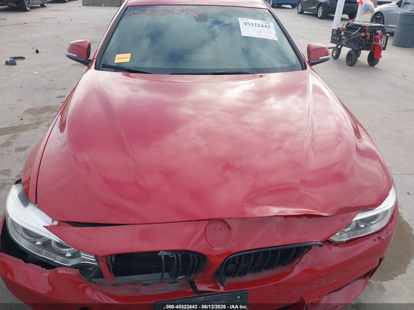 2016 BMW 435I VIN: WBA3R1C51GK530022 Lot: 45322442