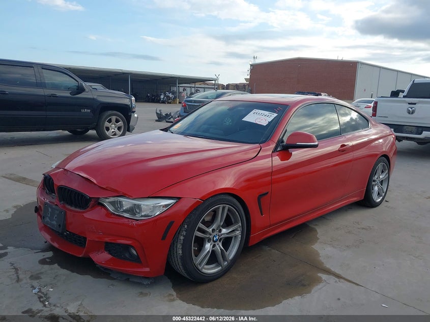 Vin: wba3r1c51gk530022, lot: 45820375, bmw 435i 20162