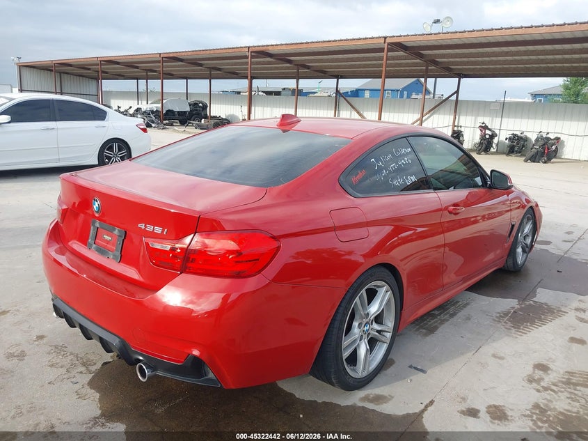 Vin: wba3r1c51gk530022, lot: 45820375, bmw 435i 20164