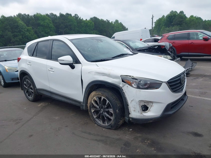 Vin: jm3ke4dy6g0857166, lot: 45820390, mazda cx-5 grand touring 20161