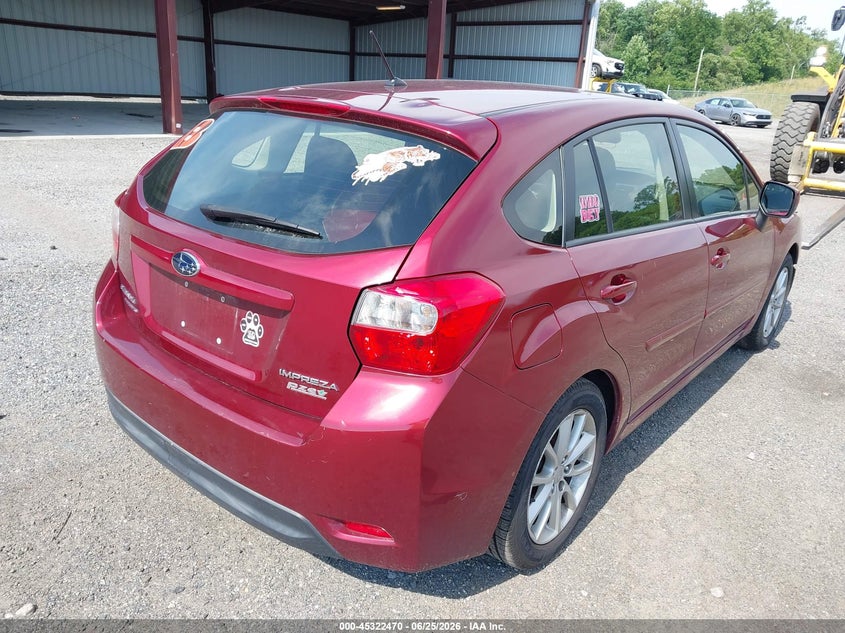 Vin: jf1gpac6xe8321803, lot: 45820403, subaru impreza 2.0i premium 20144