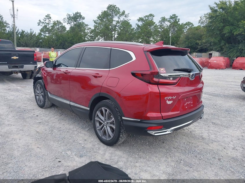 Vin: 7fart6h97me023288, lot: 45820412, honda cr-v hybrid touring 20213
